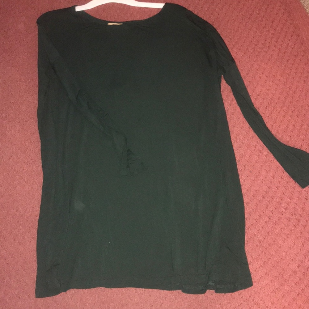 dark green Piko dress